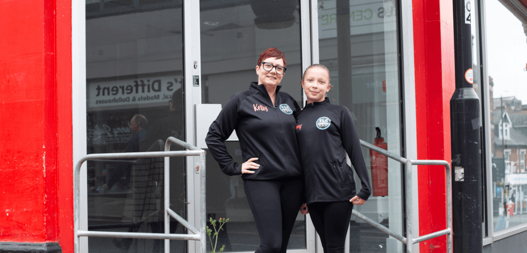 Delighted mum is dancing on air after securing foothold in revitalised town centre